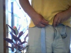 Grandpa Stroking on Webcam