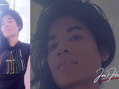 Jon Arteen shoots massive load in shopping mall changing room while wearing Nike Air Risky Public teen sneakers