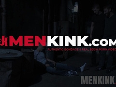 Party boy Tyler Rush wakes up to find himself in a crucified edging