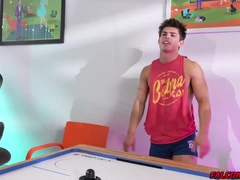 Jordan then slips his pulsating jizz-shotgun into Seths bootie