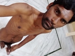 Handsome guys having steamy gay fun in public bathrooms