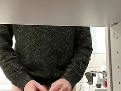 loser cums while trying to put on a condom xD