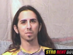 Long haired deviant cock swallows naughty jock dick