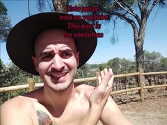 I jack off in a Casa de Campo viewpoint