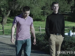 Handsome stud Andrew Miller is twink stepbros Trevor Harris and Elliot Finn plaything