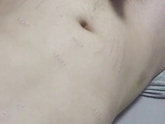 Obese teenie masturbates bone and blows a load