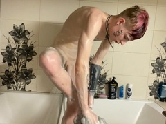 Gay cum, youthfull, jacking off