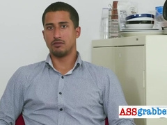 Dark-Hued twunk pleasing youthful man