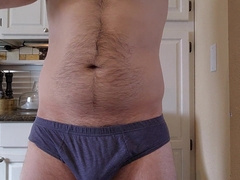 Glasses spunk thru lingerie