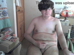 Downright bare goth cumload