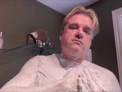 Worshipping that muscular ass with anal toys and big insertions