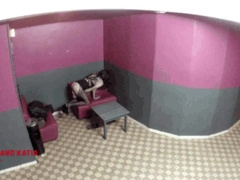 Rigid exhibition in a porno cine with Ulla Spicy