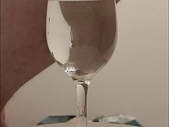 Cum in glass of water 4-14-21