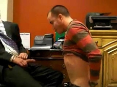 Str8 daddy with male secretary 8