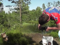 See-Through Stretch Pants Jizz In