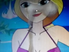 Sop:Princess of Rapunzel in a bikini to Cum tribute