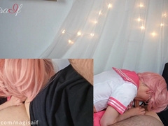 Ultra-cute Astolfo Femboy Super-bitch deep throating Daddys Fuck-stick - NagisaIf