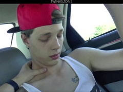 Will Simon In Limo Studs Hand job