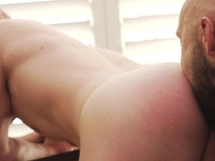 Choir boy gets shared by horny priests in a dirty gay threesome