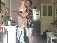 Horny blond twink always wants more bear dick