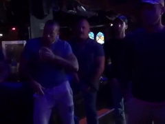 bareback orgy in club