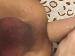 Jack Long Fucks His Ass With A Big Realistic Cock To Orgasm