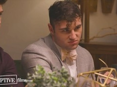 disruptive gay scene with a muscular hunk