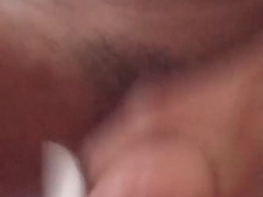 Close up jism while touching undies