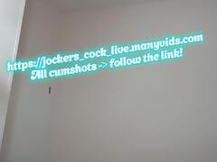 Teen men wanks his big cock with dirty talk and moans #17