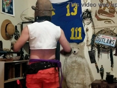 Handsome Web Cam dance demonstrate