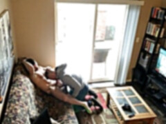 Teddy, outdoor suck, hunk cum