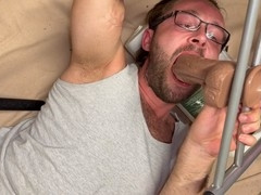Fellatio, gay extreme face fuck, deep blowjob