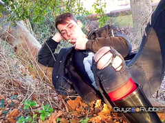 Gay latex fetish, rubber fetish, gay guyzin2rubber