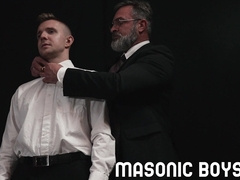 MasonicBoys DILF Adam Snow lures nice thrilled twunk