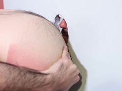 The priest and the pervert meet each other at the glory hole