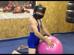 Lycra, hetero, wrestling domination