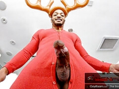 Timothy Drake in a really weird Christmassy gay fuck scene