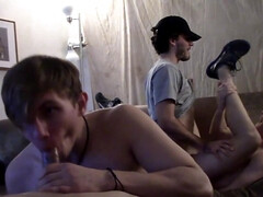 Blondie cannot stop sucking amateur dick