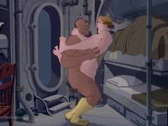 Rectal, internal cumshot, disney gay