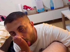 Hefty Moroccan lollipop oral job