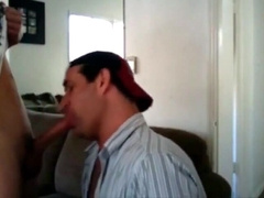 Old Man Sucks Big Dick of a Young Man