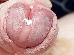 Precum foreskin and a sticky load