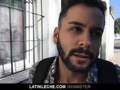 LatinLeche - Bearded Brazilian Fellow Used On Camera