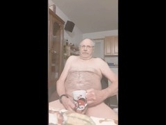Grandpa on webcam