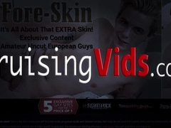 Youngster banged by uncircumcised trunk for jizz in face