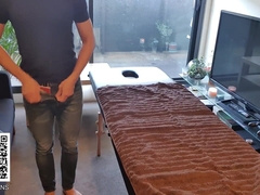 Glamour Rubdown and Jizzing in His Throat