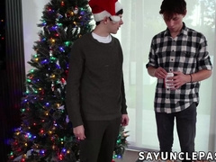 Dakota Lovell and Danny Shine Christmas sex with stepdad Tristan Jaxx