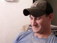 Hunky inked straightie Danali Youkon cums in his hand solo