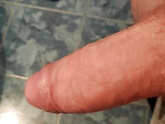 Guy jerks off and cums sweetly