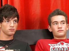 Juicy twink bottom stuffed with big bare cock